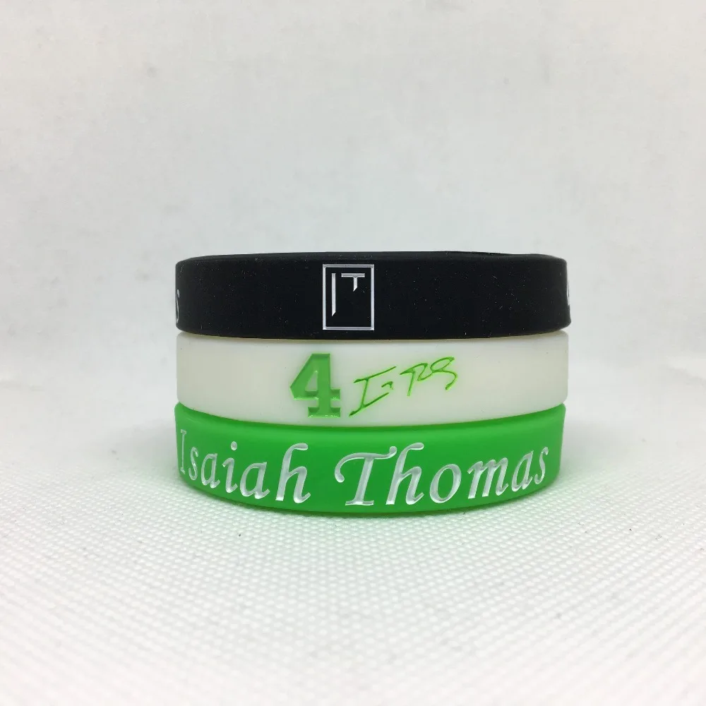 Isaiah Thomas Silicone Wristband Rubber Bracelet Adjustable for Basketball Sport Run Gift
Isaiah Thomas Silicone Wristband Rubber Bracelet Adjustable for Basketball Sport Run Gift