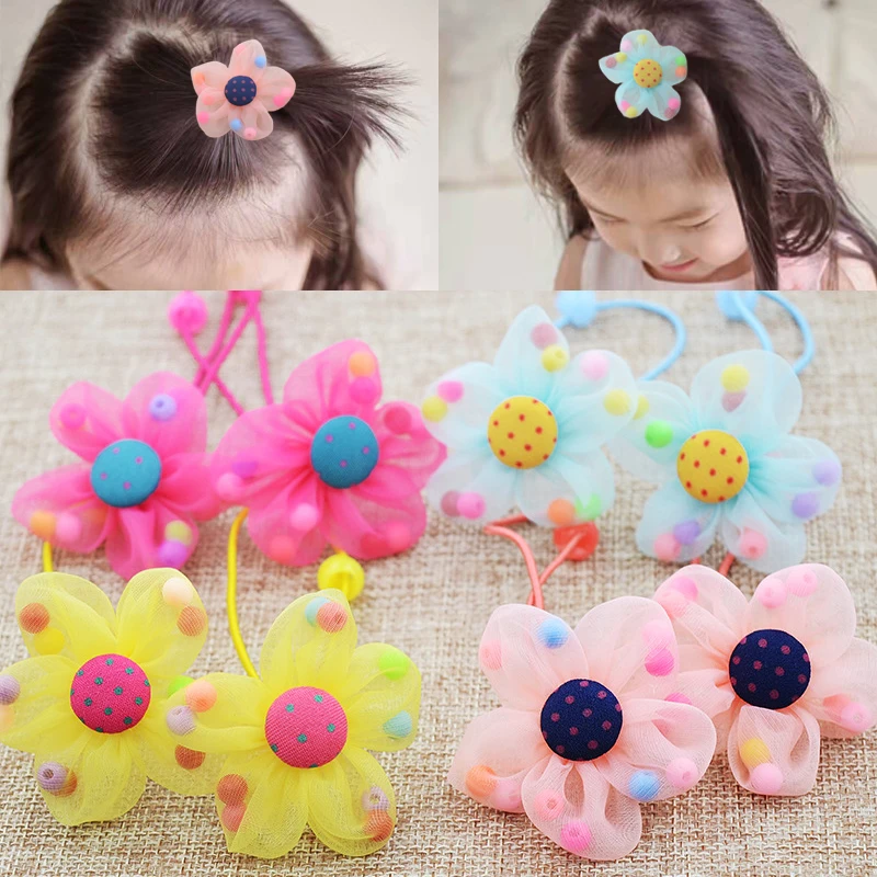 Hot Sale 2PCS New 5 Colors Candy Color Flower Headband Girls Seaside Hair Rope Rubber Hair Bands Hair Accessories
Hot Sale 2PCS New 5 Colors Candy Color Flower Headband Girls Seaside Hair Rope Rubber Hair Bands Hair Accessories