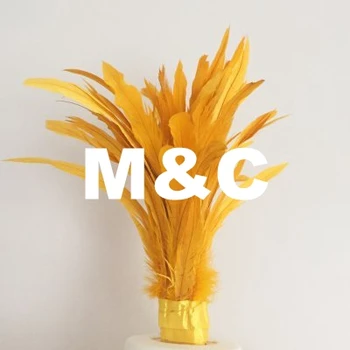Wholesale 12yard Good Quality Dyed Gold Yellow colour Chinchilla Rooster Feathers Trim 25-30cm 10-12inch
Wholesale 12yard Good Quality Dyed Gold Yellow colour Chinchilla Rooster Feathers Trim 25-30cm 10-12inch