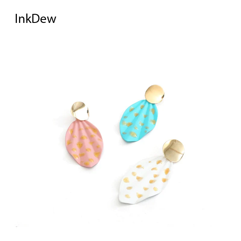 GWACC Hand Draw Doodle Leaves Dorp Earrings Plated Gold Earrings For Women Summer Jewelry Candy Colors Trendy Women's Earrings
GWACC Hand Draw Doodle Leaves Dorp Earrings Plated Gold Earrings For Women Summer Jewelry Candy Colors Trendy Women's Earrings