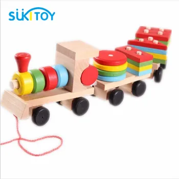 FREECOLOR Wooden Shape Matching Toys For Children Boys