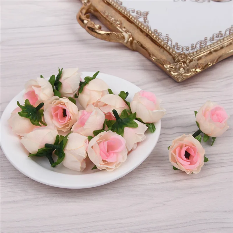 100pcs Fresh and artificial flowers small tea bud Simulation small tea rose silk flower decoration flower head DIY accessories
100pcs Fresh and artificial flowers small tea bud Simulation small tea rose silk flower decoration flower head DIY accessories