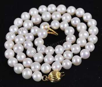 wholesale Fine Prett Lovely Women's Wedding REAL Genuine 8-9MM white Akoya Freshwater Pearl Jewelry Necklace
wholesale Fine Prett Lovely Women's Wedding REAL Genuine 8-9MM white Akoya Freshwater Pearl Jewelry Necklace
