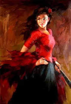 Artists of high quality Oil Painting Original art Impressionism Portrait girl on Canvas 24x36 hand painted .
Artists of high quality Oil Painting Original art Impressionism Portrait girl on Canvas 24x36 hand painted .