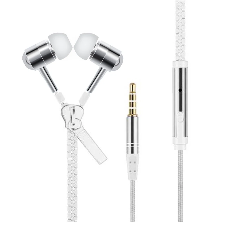 3.5mm Wired In-ear Earphones Metal Zipper airpods Stereo Earbuds with Mic Sports Headset for iphone Earphone Samsung Xiaomi yi
3.5mm Wired In-ear Earphones Metal Zipper airpods Stereo Earbuds with Mic Sports Headset for iphone Earphone Samsung Xiaomi yi