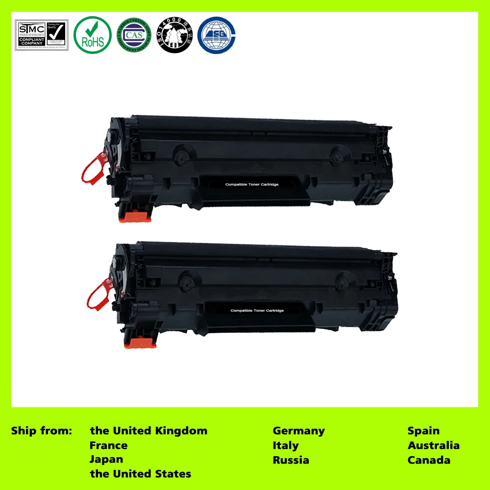 Совместимый для FX10 104 0263B001AA CRG104 FX-9 FX-10 304 CRG-304 (2 шт черный) Черный картридж canon fax