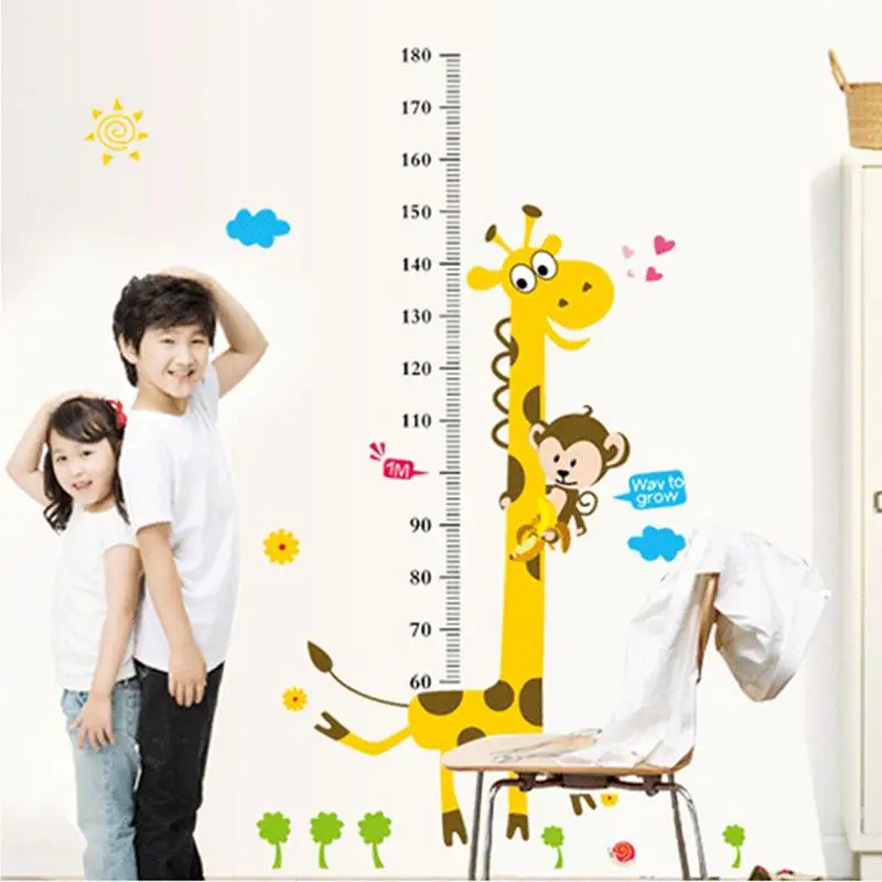 2017 Kids Height Chart Wall Sticker Cartoon Giraffe Height Ruler Home Decoration room Decals Wall Art Sticker wallpaper
2017 Kids Height Chart Wall Sticker Cartoon Giraffe Height Ruler Home Decoration room Decals Wall Art Sticker wallpaper
