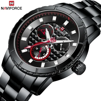 Relojes 2019 Watch Men NAVIFORCE Fashion Sport Quartz Clock Mens Watches Top Brand Luxury Business Waterproof Relogio Masculino
Relojes 2019 Watch Men NAVIFORCE Fashion Sport Quartz Clock Mens Watches Top Brand Luxury Business Waterproof Relogio Masculino