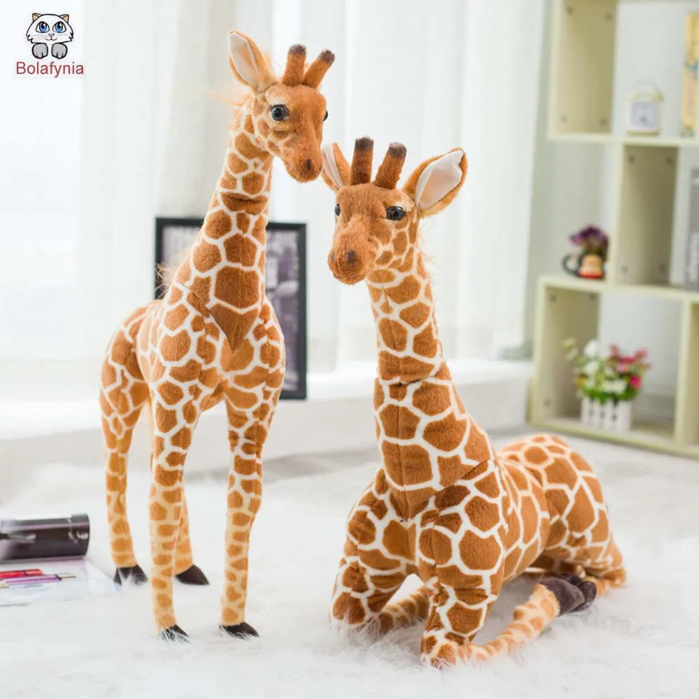 

Children Stuffed Plush Toy Simulation Giraffe Decoration Baby Kids Christmas Birthday Gift