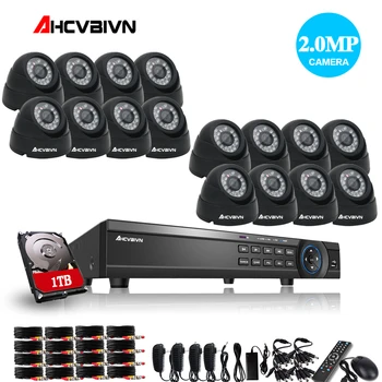 AHCVBIVN Home HD 16CH AHD 1080P DVR Kit CCTV Video System 8PCS 2.0MP Outdoor +8PCS Dome indoor Security Camera set 16 channel
AHCVBIVN Home HD 16CH AHD 1080P DVR Kit CCTV Video System 8PCS 2.0MP Outdoor +8PCS Dome indoor Security Camera set 16 channel