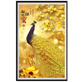 5D Chinese Gold Peacock Embroidery Paintings Lucky Fortune Diamond Painting DIY Mean Richness Gold Diamond Painting Cross Stitch
5D Chinese Gold Peacock Embroidery Paintings Lucky Fortune Diamond Painting DIY Mean Richness Gold Diamond Painting Cross Stitch