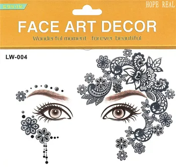 2pcs/lot Eye Sticker Halloween Henna Temporary Tattoo Fashion Flower Butterfly Face Sticker makeup Body Arts 8 models
2pcs/lot Eye Sticker Halloween Henna Temporary Tattoo Fashion Flower Butterfly Face Sticker makeup Body Arts 8 models