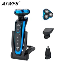 ATWFS Men Washable Rechargeable Shaver 3 IN 1 Electric Shaving Beard Machine Razor Rechargeable
ATWFS Men Washable Rechargeable Shaver 3 IN 1 Electric Shaving Beard Machine Razor Rechargeable