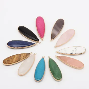 Beadsland colorful long water drop pendant nature stone water drop pendant DIY nature stone women men pendant necklace
Beadsland colorful long water drop pendant nature stone water drop pendant DIY nature stone women men pendant necklace