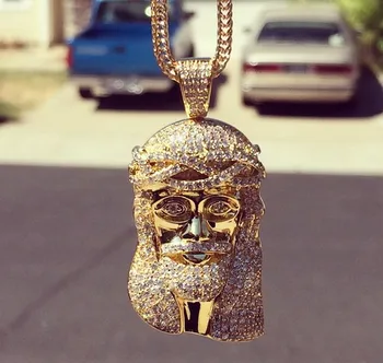 2016 new arrive Mens jewelry HIP HOP bling JEWELRY Real LAB CZ micro pave Jesus head men necklace with box chain 28"
2016 new arrive Mens jewelry HIP HOP bling JEWELRY Real LAB CZ micro pave Jesus head men necklace with box chain 28"