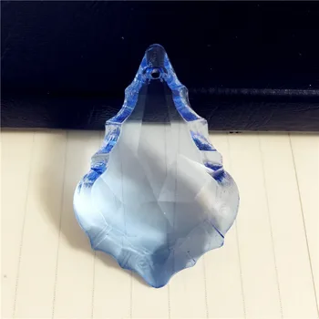 12PC/lot Light Blue 50MM Crystal Faceted Maple Leaf Chandelier Prism Pendant One Hole for Hanging Pendant Parts Wedding Decora
12PC/lot Light Blue 50MM Crystal Faceted Maple Leaf Chandelier Prism Pendant One Hole for Hanging Pendant Parts Wedding Decora