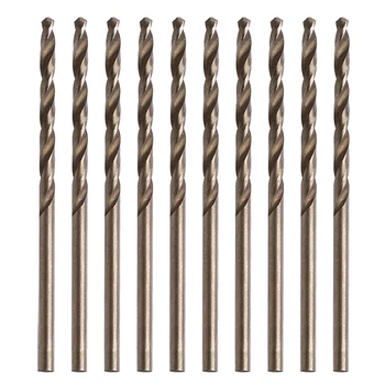 OOTDTY OOTDTY 10Pcs/Set 2.5mm M35 Triangle Shank HSS-Co Cobalt Twist Drill Spiral Drill Bit
OOTDTY OOTDTY 10Pcs/Set 2.5mm M35 Triangle Shank HSS-Co Cobalt Twist Drill Spiral Drill Bit
