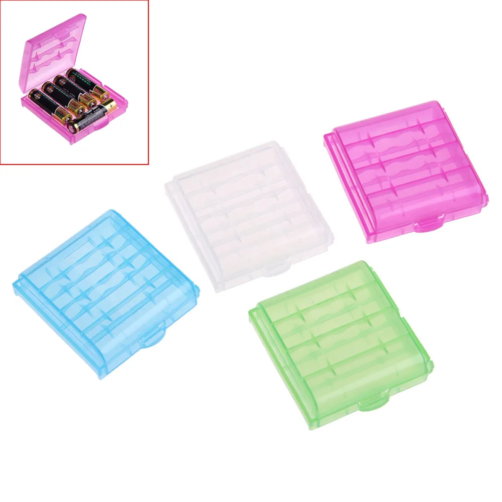 4pcs High Quality Battery Storage Box Hard Plastic Case Holder Storage Box Cover for Rechargeable 10440 14500 AA AAA Battery
4pcs High Quality Battery Storage Box Hard Plastic Case Holder Storage Box Cover for Rechargeable 10440 14500 AA AAA Battery