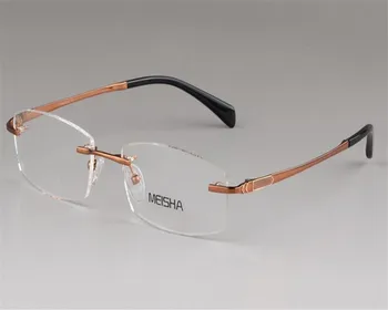 EYELOOK Business Brand Design Men Pure Titanium Rimless Gold Brown Optical Myopia Eyewear Spectacle Eyeglasses MS9024
EYELOOK Business Brand Design Men Pure Titanium Rimless Gold Brown Optical Myopia Eyewear Spectacle Eyeglasses MS9024