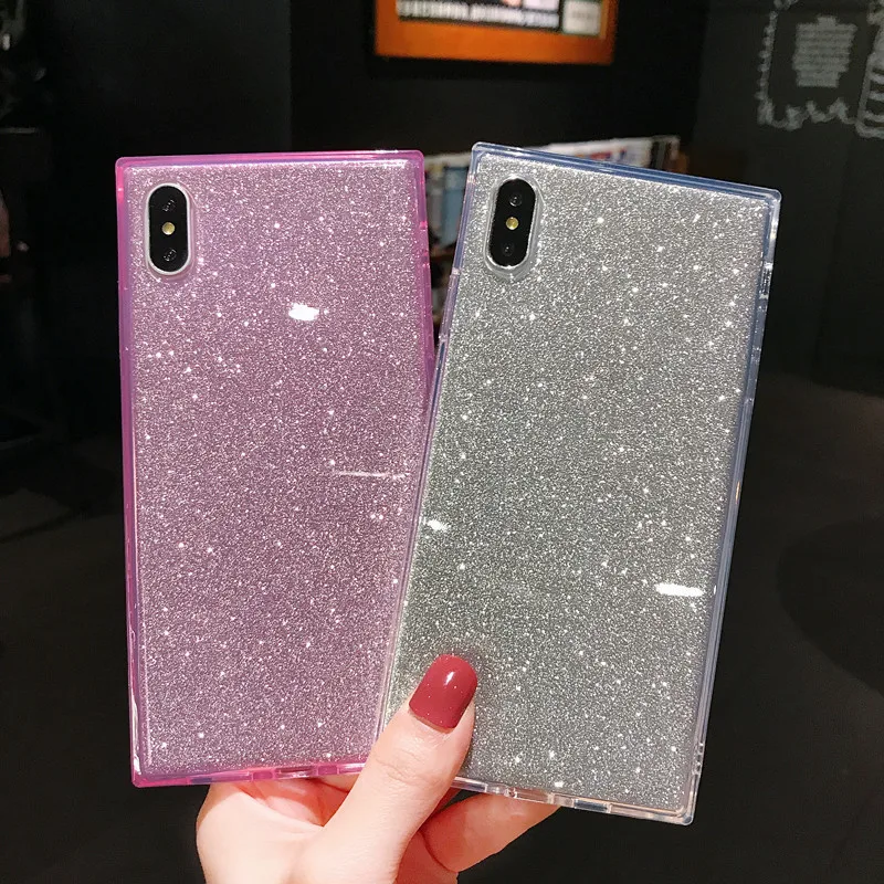 Glitter Square Case for iPhone 7 8 plus Anti-fall Soft TPU Bling Back Cover Phone Case for iPhone X XS MAX XR 6s 6 plus Coque
Glitter Square Case for iPhone 7 8 plus Anti-fall Soft TPU Bling Back Cover Phone Case for iPhone X XS MAX XR 6s 6 plus Coque