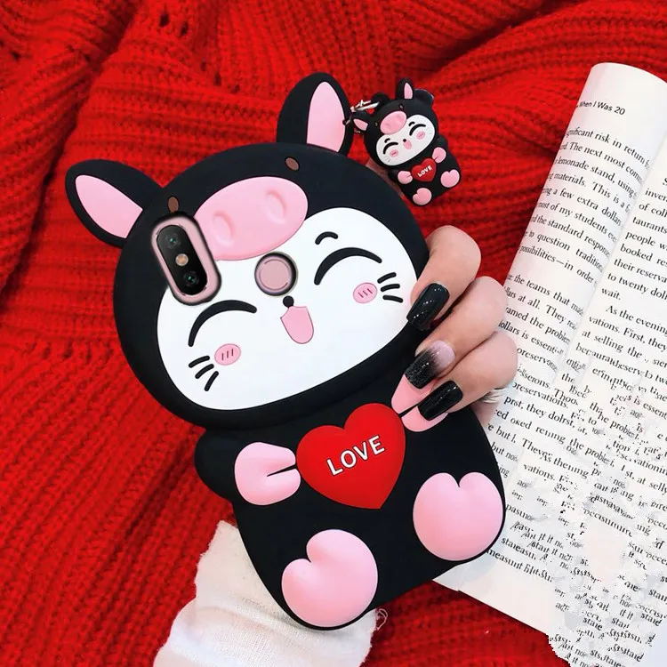 For Xiaomi Redmi NOTE 7 3D Silicon Love Cat Cartoon Soft Cell Phone Case Cover for Xiaomi Redmi NOTE 7 PRO
For Xiaomi Redmi NOTE 7 3D Silicon Love Cat Cartoon Soft Cell Phone Case Cover for Xiaomi Redmi NOTE 7 PRO