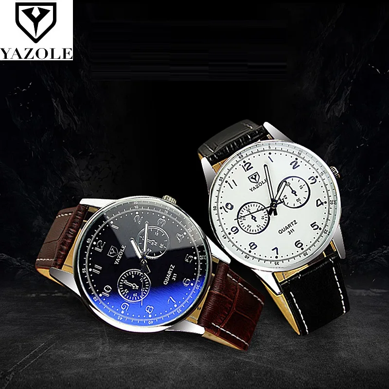 YAZOLE Hodinky мужские часы 2018 лучший бренд роскошные известные кварцевые наручные |