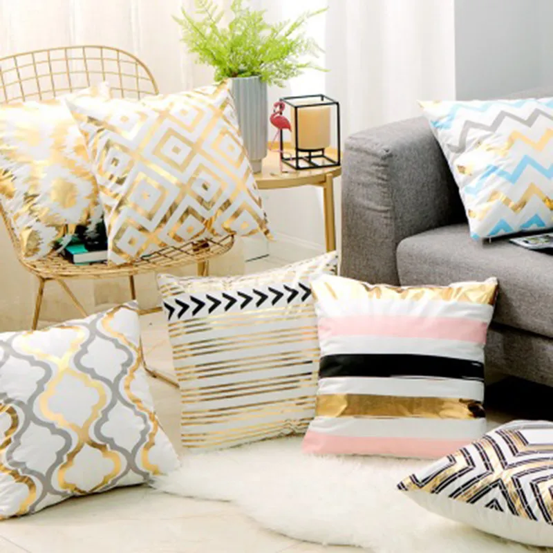 Luxury Geometric Pineapple Pillow Cover Gold Bronzing Cushion Cover Cotton Velvet Pillow Case Sofa Seat Car Home Office Decor
Luxury Geometric Pineapple Pillow Cover Gold Bronzing Cushion Cover Cotton Velvet Pillow Case Sofa Seat Car Home Office Decor