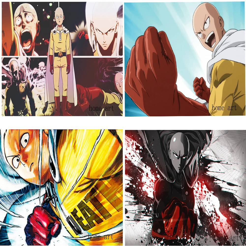 Постер ONE PUNCH MAN прозрачные наклейки на стену украшение дома хорошее качество