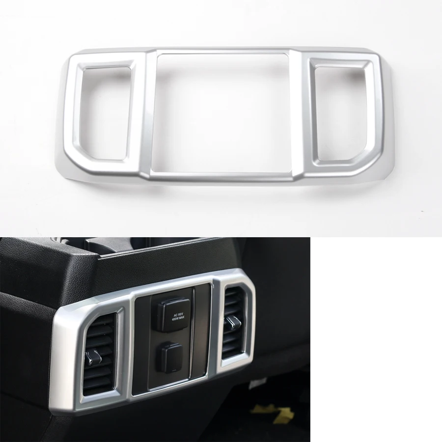 YAQUICKA Car Rear Row Air Conditioner Vent Frame Trim Styling For Ford F150 2016 2017 Auto Interior Accessories
YAQUICKA Car Rear Row Air Conditioner Vent Frame Trim Styling For Ford F150 2016 2017 Auto Interior Accessories