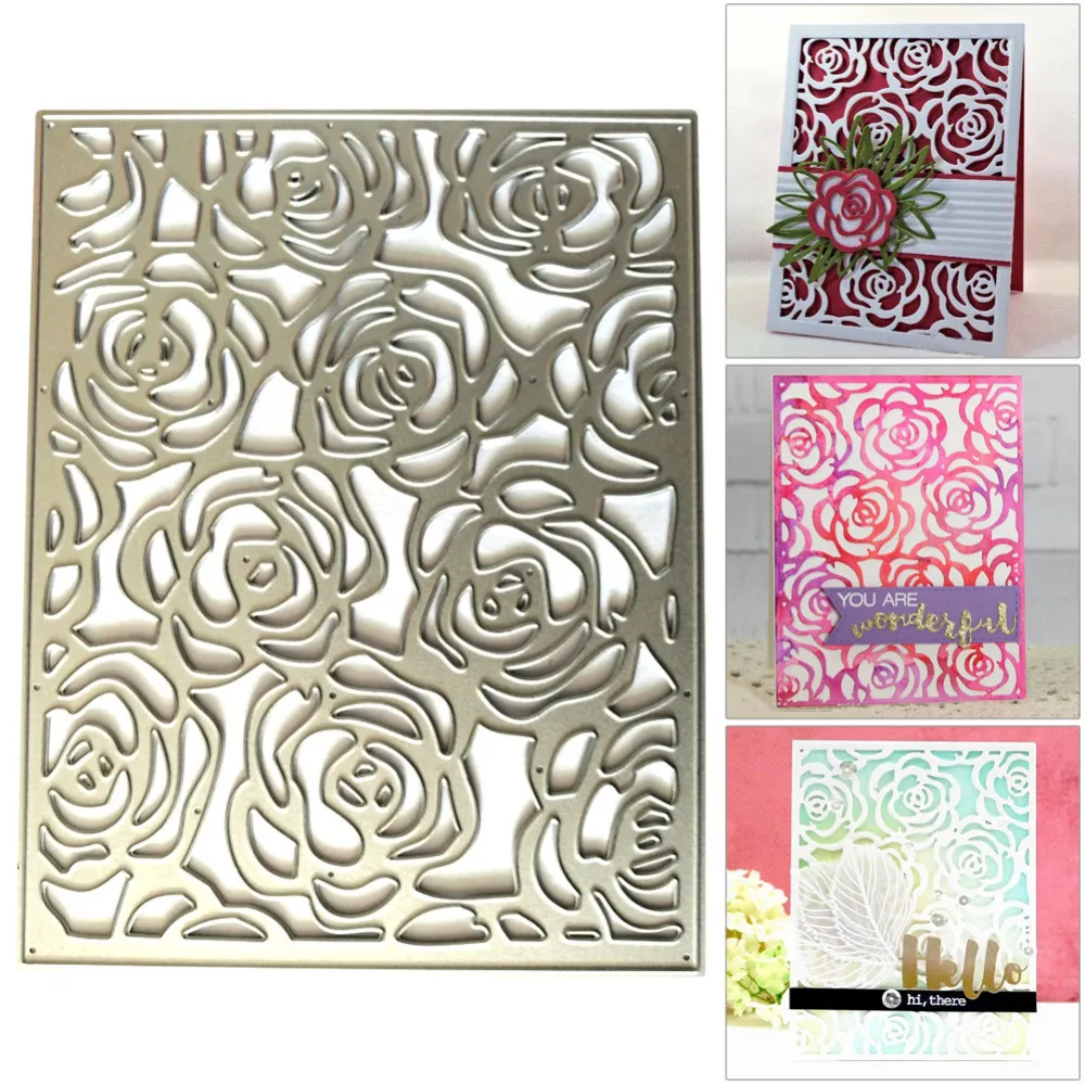 10.8cmx13.9cm Piggy Crafts Metal Cutting Dies Cut Die Mold Rose Flowers Layers Plate Scrapbook Paper Craft Knife Mould Blade
10.8cmx13.9cm Piggy Crafts Metal Cutting Dies Cut Die Mold Rose Flowers Layers Plate Scrapbook Paper Craft Knife Mould Blade