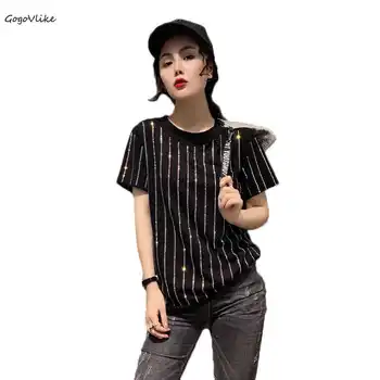 2XL 2019 Summer Beading StripedT Shirt Women High Street Loose Casual Korean Cotton T-Shirt Tassel Tops Short Sleeve LT49S40
2XL 2019 Summer Beading StripedT Shirt Women High Street Loose Casual Korean Cotton T-Shirt Tassel Tops Short Sleeve LT49S40