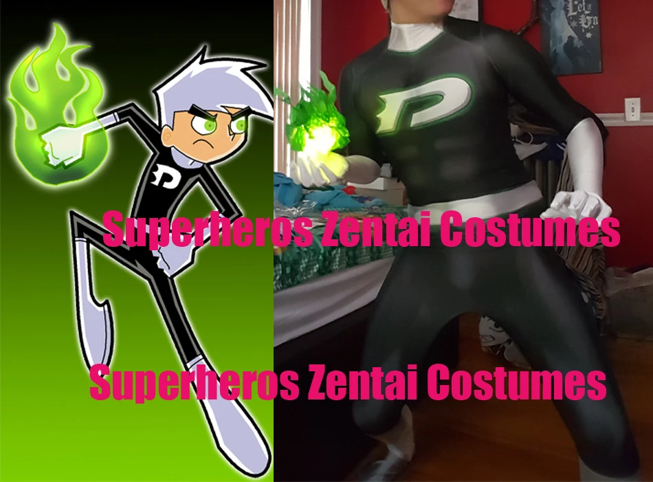 Danny Phantom Cosplay Costumes Lycra Spandex 3D Printed Zentai Danny Bodysuit for Adults/Kids/Men Halloween Party Catsuit
Danny Phantom Cosplay Costumes Lycra Spandex 3D Printed Zentai Danny Bodysuit for Adults/Kids/Men Halloween Party Catsuit