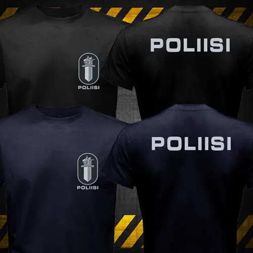 New Nordic Finland Finnish Police Poliisi Polis Swat Logo Top Fashion 3D Letters Print Men / Men Cotton Printed T Shirts
New Nordic Finland Finnish Police Poliisi Polis Swat Logo Top Fashion 3D Letters Print Men / Men Cotton Printed T Shirts