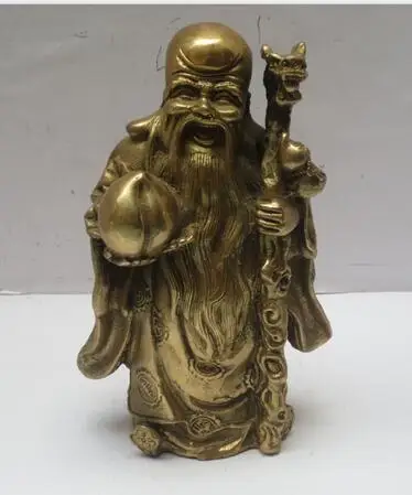 Copper Brass Metal Crafts Chinese High 6inch Metal crafts Home Decoration Chinese Brass Carved God of longevity Statue/Sculpture
Copper Brass Metal Crafts Chinese High 6inch Metal crafts Home Decoration Chinese Brass Carved God of longevity Statue/Sculpture