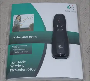 AAA-- 2.4 GHz wireless USB Logitech R400 Remote Control Page Turning red LASER Pointers Pen Presentation page-turner
AAA-- 2.4 GHz wireless USB Logitech R400 Remote Control Page Turning red LASER Pointers Pen Presentation page-turner