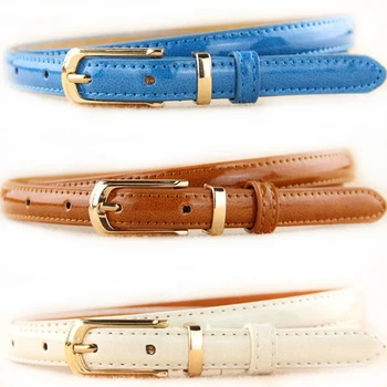 Women Candy Color Thin PU Leather Belt Exquisite Dress Waist Belt Ladies Solid Color Fashion Wild Belts
Women Candy Color Thin PU Leather Belt Exquisite Dress Waist Belt Ladies Solid Color Fashion Wild Belts