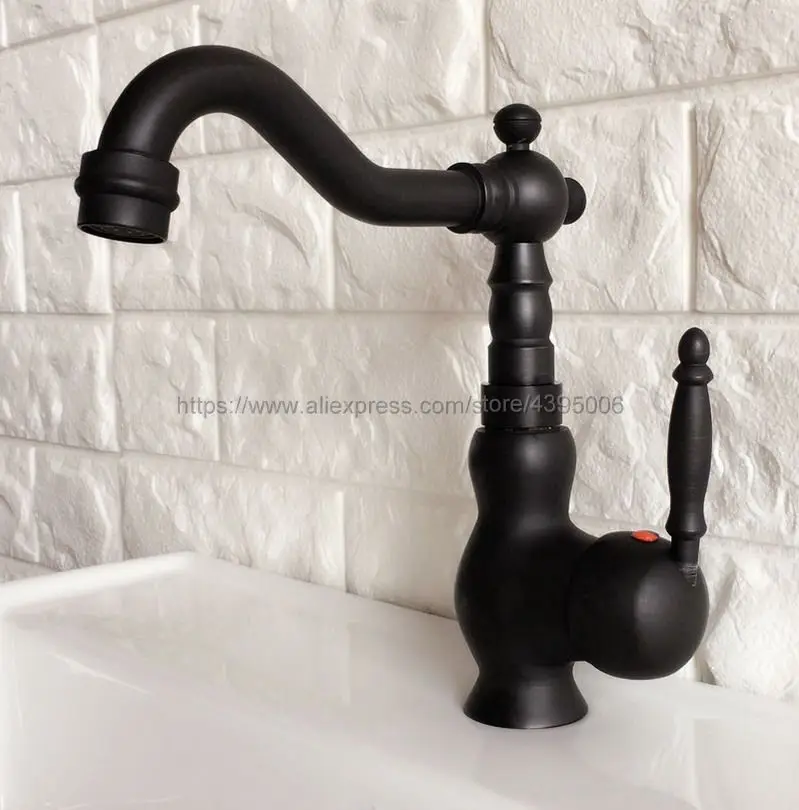 Black Oil Antique Brass Basin Faucet Swivel Spout Bathroom Kitchen Faucet Vessel Sink Mixer Tap Deck Mounted Bnf356
Black Oil Antique Brass Basin Faucet Swivel Spout Bathroom Kitchen Faucet Vessel Sink Mixer Tap Deck Mounted Bnf356