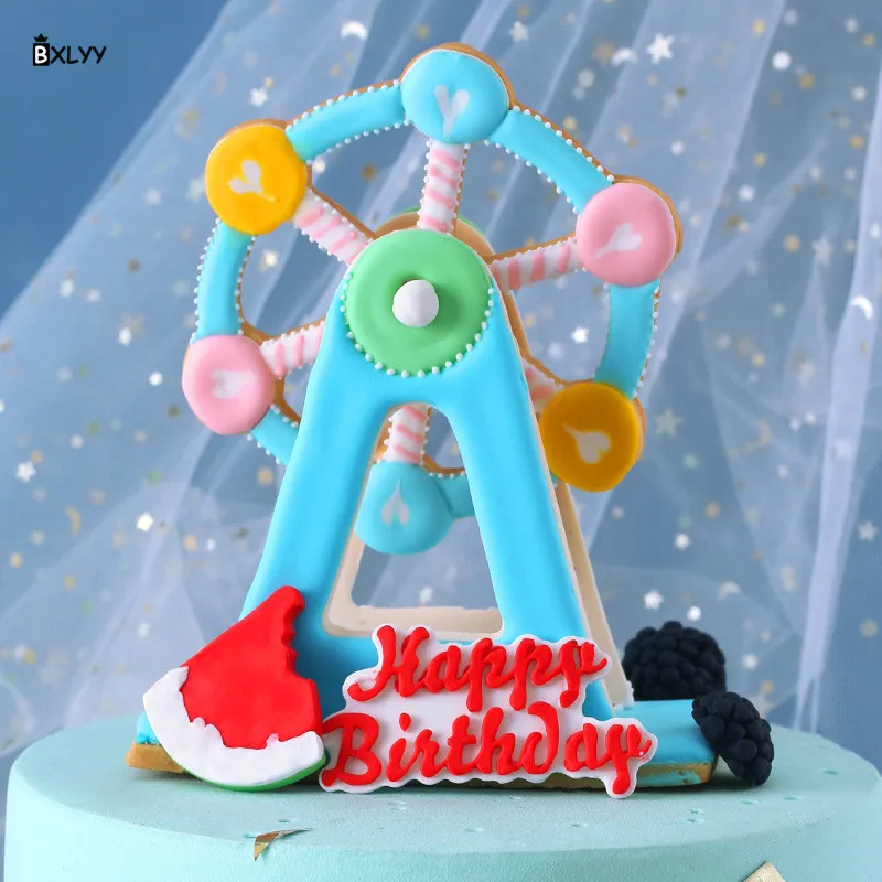 BXLYY 3pcs Ferris Wheel Styling Fondant Biscuit Mould DIY Baking Mold Cake Decor Tools Wedding Baby Shower Christmas Decor.75z
BXLYY 3pcs Ferris Wheel Styling Fondant Biscuit Mould DIY Baking Mold Cake Decor Tools Wedding Baby Shower Christmas Decor.75z