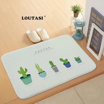 LOUTASI Cartoon Cactus Plants Bathroom Bath Mat Carpet Rug for Living Room Bedroom Water Non-slip Absorption 40*60cm doormat
LOUTASI Cartoon Cactus Plants Bathroom Bath Mat Carpet Rug for Living Room Bedroom Water Non-slip Absorption 40*60cm doormat