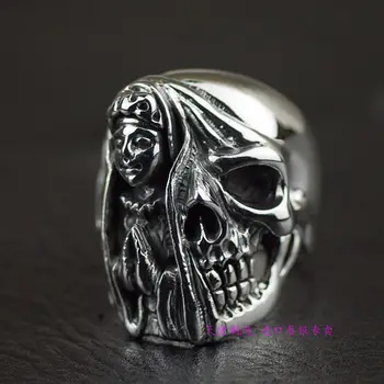 Thailand, The Men's skull Silver rings Confession Skeleton Thai Silver Ring Man's silver ring
Thailand, The Men's skull Silver rings Confession Skeleton Thai Silver Ring Man's silver ring