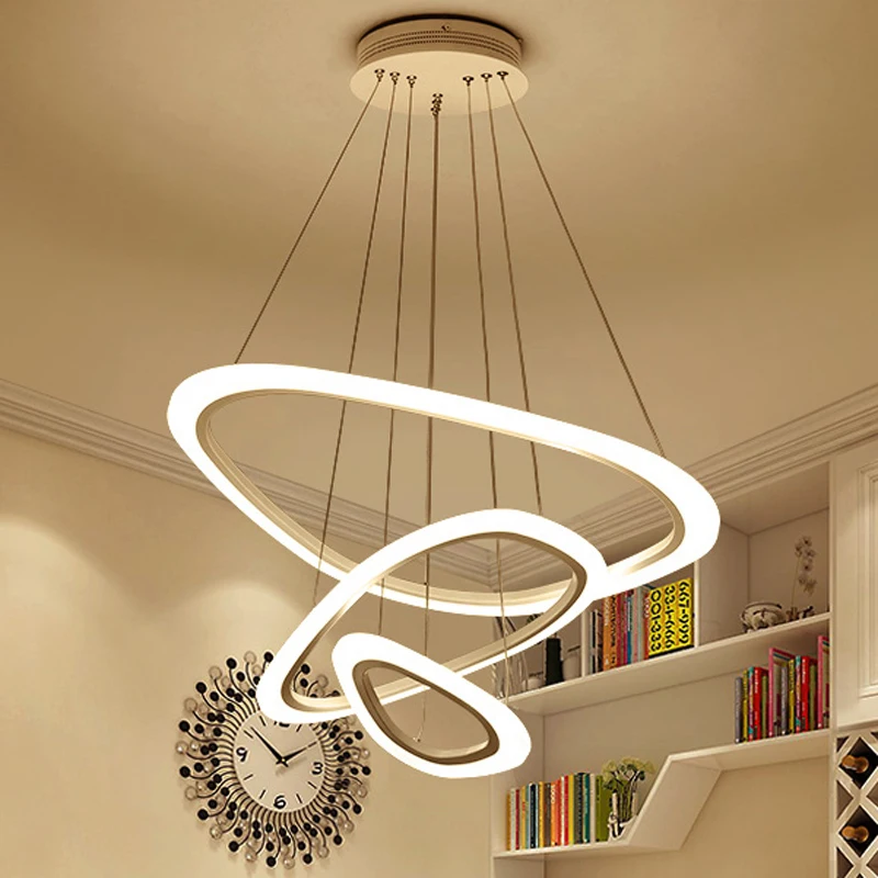 New Modern pendant lights for living room dining room 4/3/2/1 Circle Rings acrylic LED Lighting ceiling Lamp fixtures
New Modern pendant lights for living room dining room 4/3/2/1 Circle Rings acrylic LED Lighting ceiling Lamp fixtures
