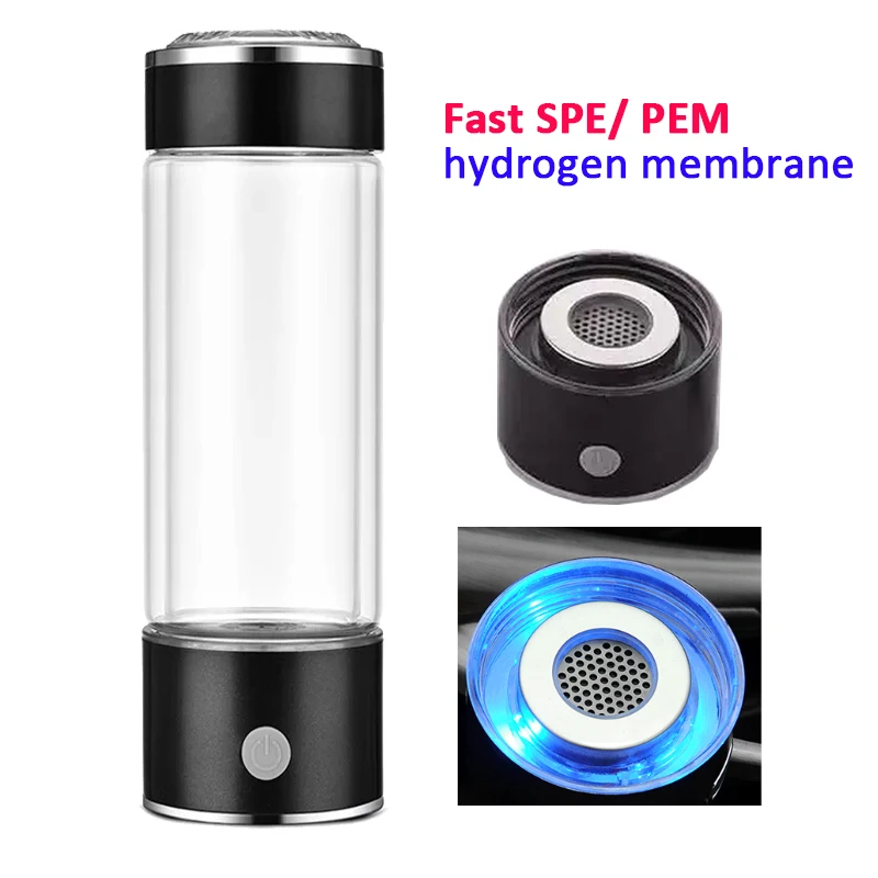 Portable DuPont SPE/PEM Ion Membrane Hydrogen Rich Water Generator Ionizer Maker Hydrogen Bottle
Portable DuPont SPE/PEM Ion Membrane Hydrogen Rich Water Generator Ionizer Maker Hydrogen Bottle