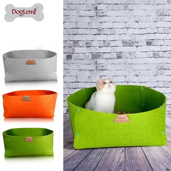 

DogLemi Dog Beds Mats Green natural rustic style cat and dog bed house cat litter dual-use pet mattress tri-color dropship JUN11