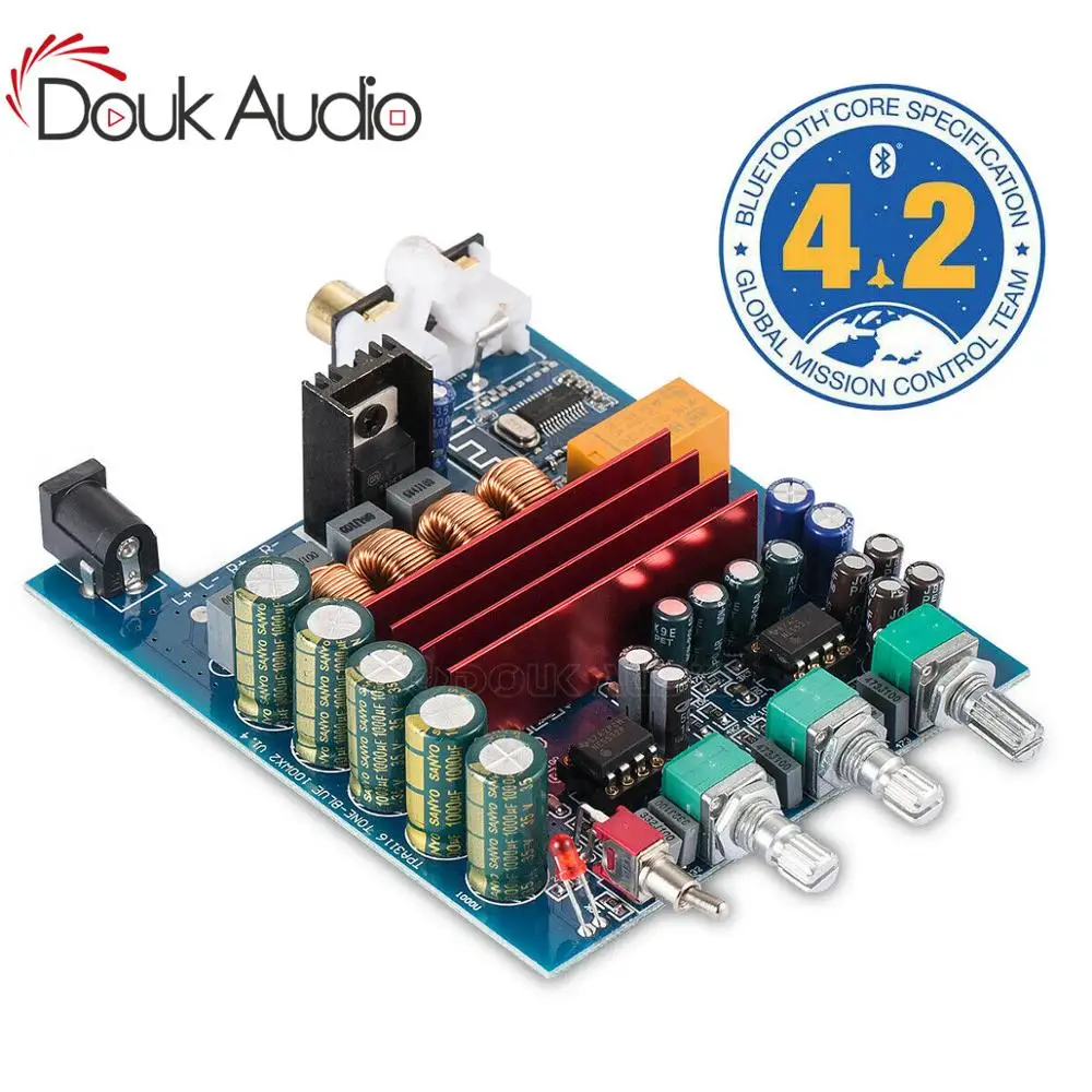 Плата цифрового мини усилителя мощности TPA3116 Bluetooth 4 2 100 Вт * hi fi стерео
