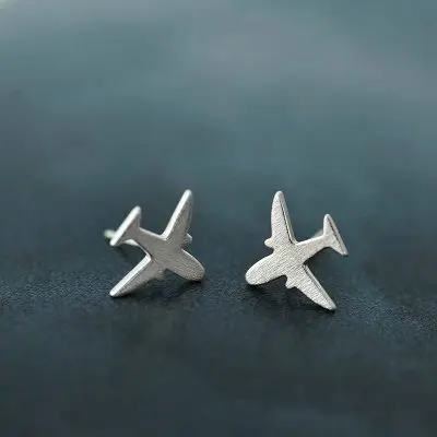 Funmor Plane 925 Sterling Silver Stud Earrings For Women Men's Fine Jewelry Personality Accessories Daily Routine Bijoux Gifts
Funmor Plane 925 Sterling Silver Stud Earrings For Women Men's Fine Jewelry Personality Accessories Daily Routine Bijoux Gifts