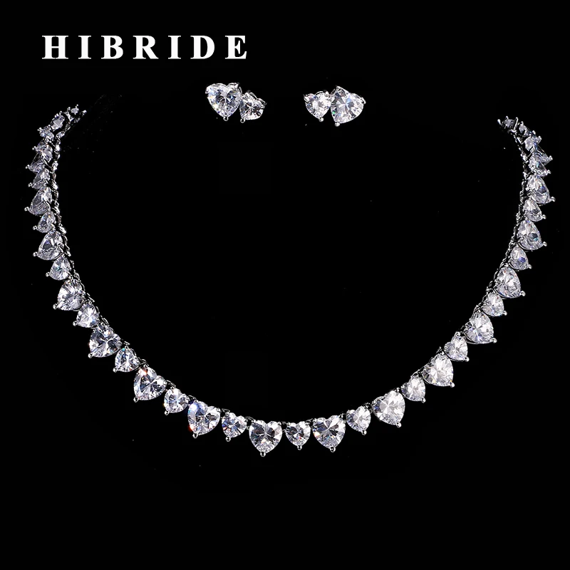 Элегантные женские Ювелирные наборы HIBRIDE, женское ожерелье и серьги из искусственного камня, набор украшений для вечерние Ринок, подарки
Элегантные женские Ювелирные наборы HIBRIDE, женское ожерелье и серьги из искусственного камня, набор украшений для вечерние Ринок, подарки