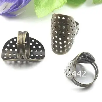 Free Shipping 100 pcs 30*17 mm Adjustable Vintage Tone Metal Ring Base With Domed Mesh Pad, Antique Bronze Filigree
Free Shipping 100 pcs 30*17 mm Adjustable Vintage Tone Metal Ring Base With Domed Mesh Pad, Antique Bronze Filigree