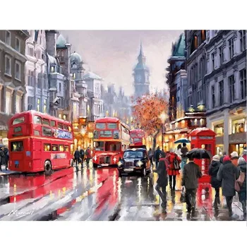 Newest Bus Street View Diy Oil Painting By Numbers Kits Wall Art Picture Home Decor Acrylic Paint On Canvas For Artwork
Newest Bus Street View Diy Oil Painting By Numbers Kits Wall Art Picture Home Decor Acrylic Paint On Canvas For Artwork