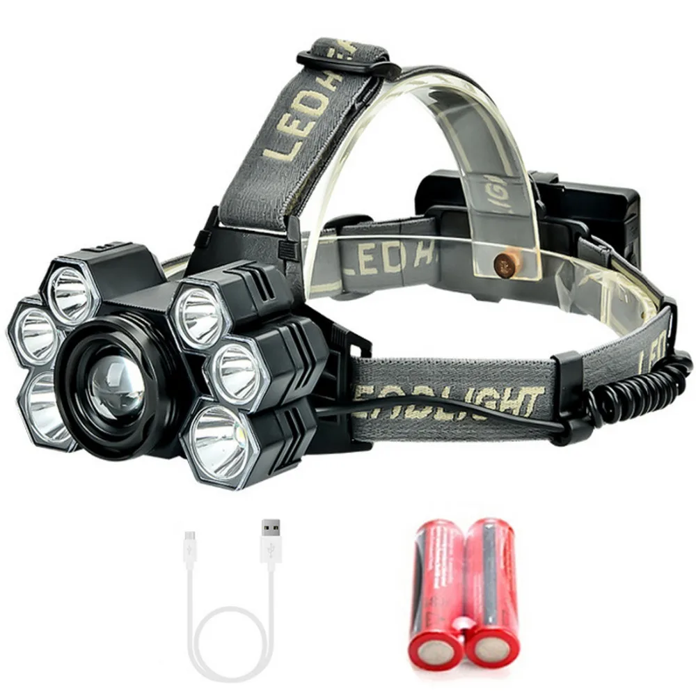 5 Switch Modes LED Headlight Camping USB Headlamp 6000 Lumen 3X XM-L T6 COB LED Head Lamp Flashlight Waterproof LED Head Lights
5 Switch Modes LED Headlight Camping USB Headlamp 6000 Lumen 3X XM-L T6 COB LED Head Lamp Flashlight Waterproof LED Head Lights