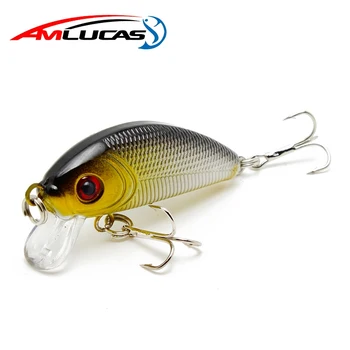 Amlucas Minnow Fishing Lure 50mm 3.6g Topwater Hard Bait Japan Crankbait Carp Fishing Wobblers Artificial Tackle WE203
Amlucas Minnow Fishing Lure 50mm 3.6g Topwater Hard Bait Japan Crankbait Carp Fishing Wobblers Artificial Tackle WE203